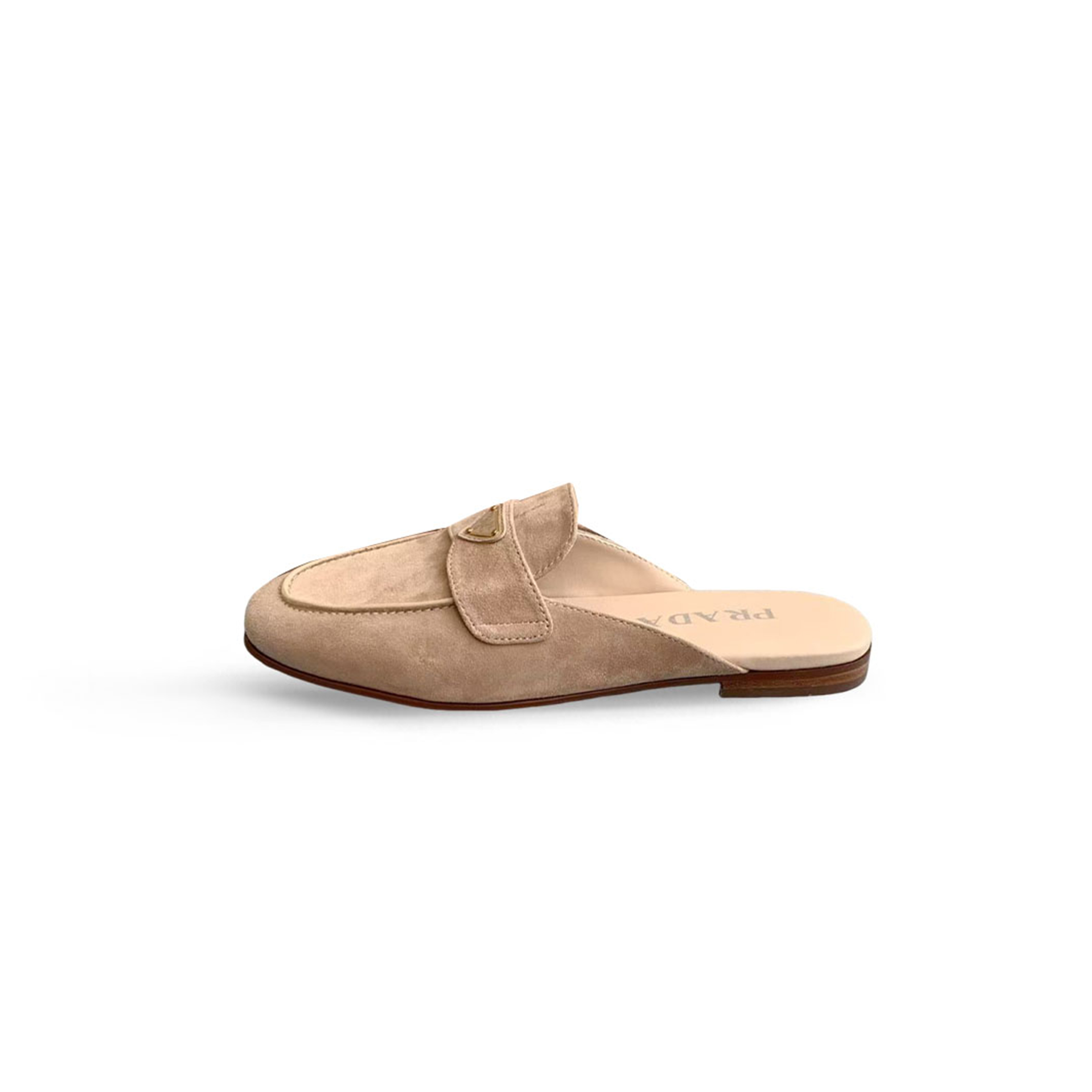 Pra*a suede sabots mules